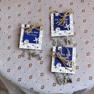 Sip Ahoy Wine Charms Set
